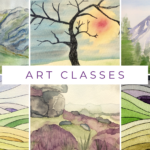 Art Classes with Gillian Cross, 1st Friday of each month.