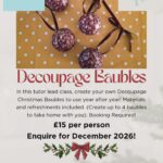 Make Your Own Festive Decoupage Baubles
