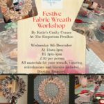 Festive Fabric Wreath