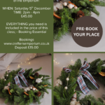 Festive Wreath Making - 1 Space remaining