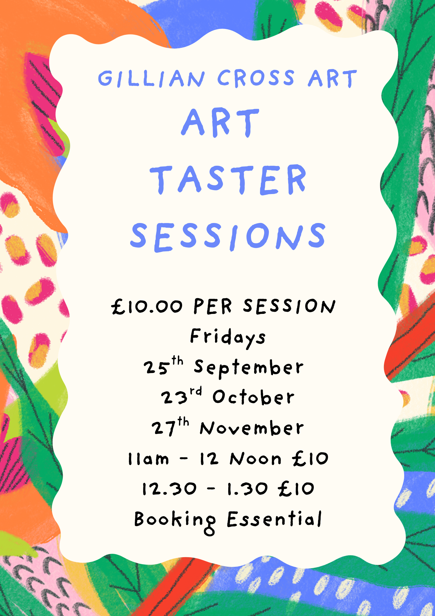 Art Taster Sessions with Gillian Cross