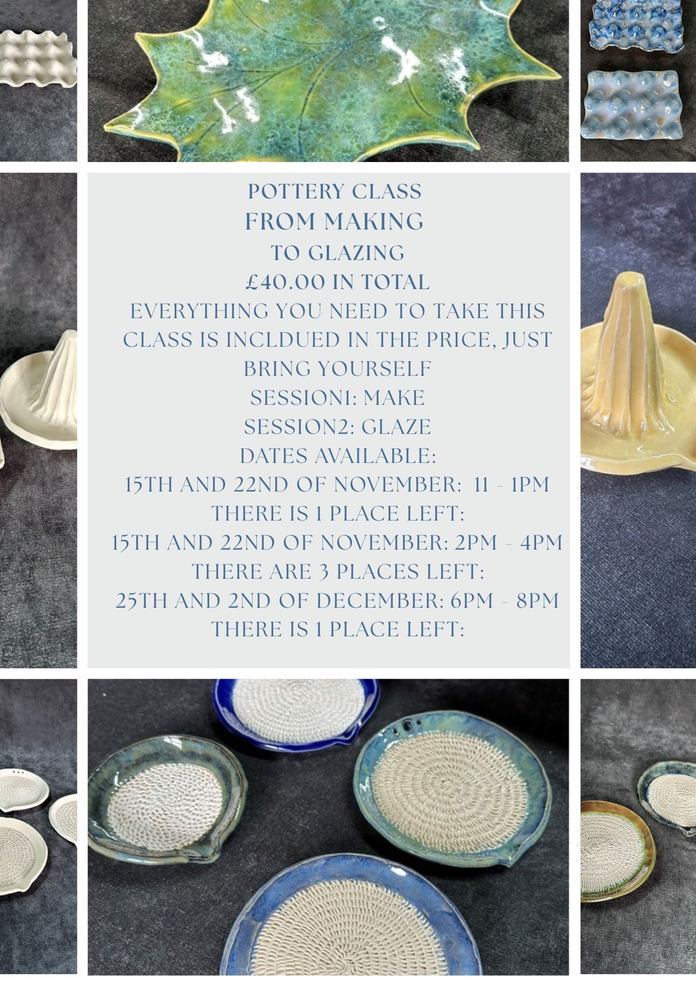 Pottery - Make and Glaze